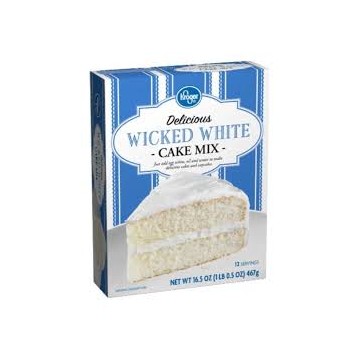 Kroger Wicked White Cake mix