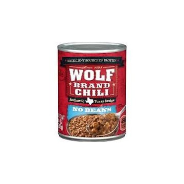 Wolf Brand Chili  No Beans...