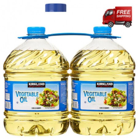 Kirkland Signature 100% Pure Vegetable Oil 3 qt.- 2 Count