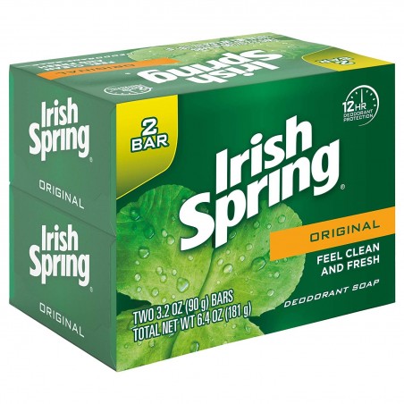 Irish Spring  Original  Two 3.2 Oz bar