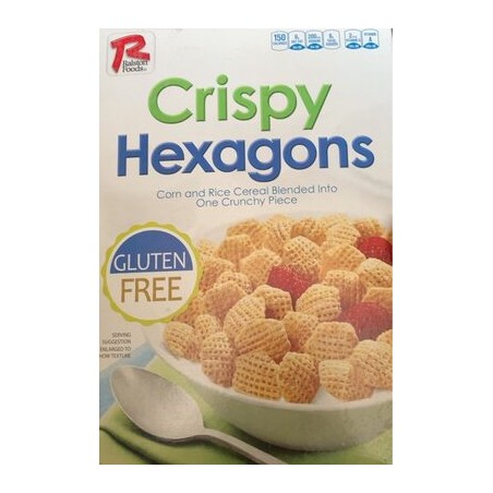 Ralston Crispy Hexagons Corn and Rice Cereal 12 Oz