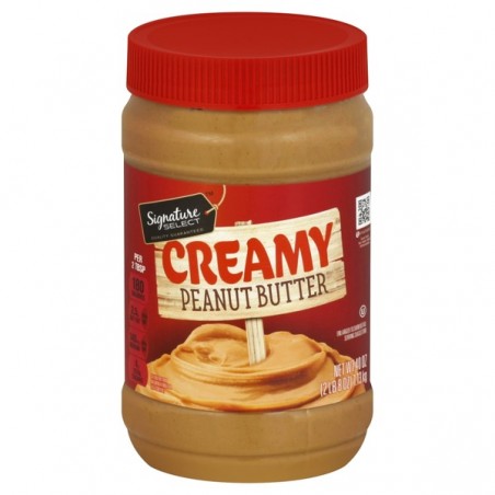 Signature Select Creamy Peanut Butter 16 Oz