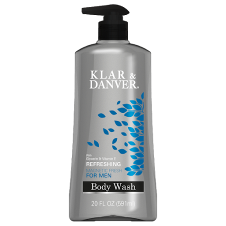 Klar & Danver Refreshing Body Wash for Men 20 FL Oz