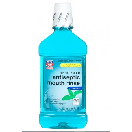 Rite Aid Oral Care Antiseptic Mouth Rinse 500ml (16.9 FL Oz)