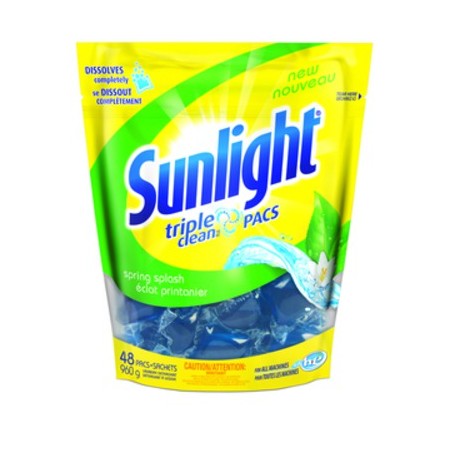 Sunlight He Laundry Detergent Pacs-spring Splash 48 Pacs