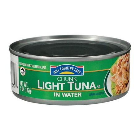 Hill Country Fare Chunk Light Tuna In Water 5.0z