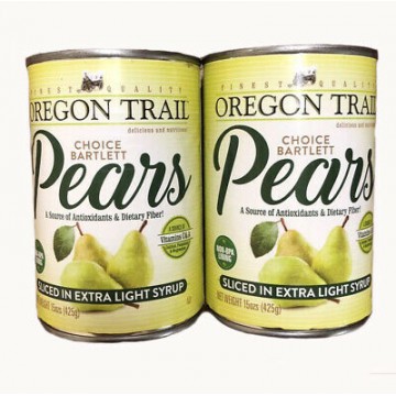 Oregon Trail Pears 15 Oz