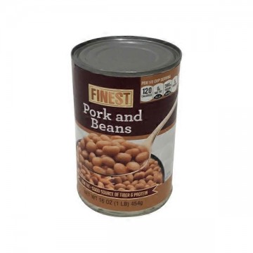 Finest Pork and Beans 16 Oz