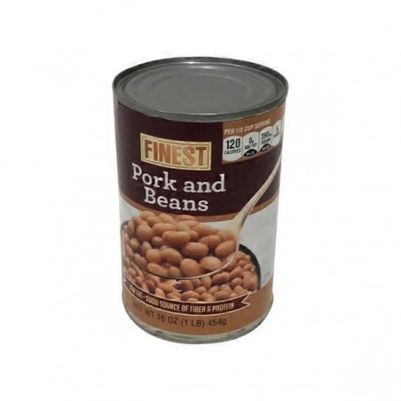 Finest Pork and Beans 16 Oz