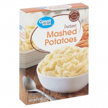 Great Value Mashed Potatoes...