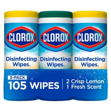 Clorox  3 Pack 105 Wipes