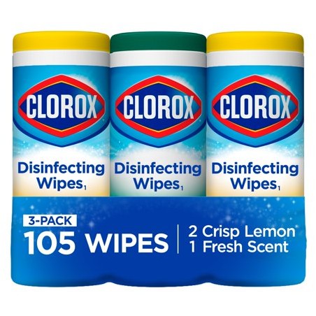 Clorox  3 Pack 105 Wipes