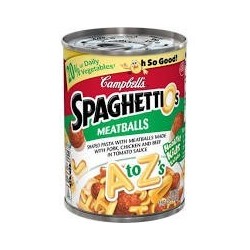 Campbell's Spaghettios meatball 15.6 Oz