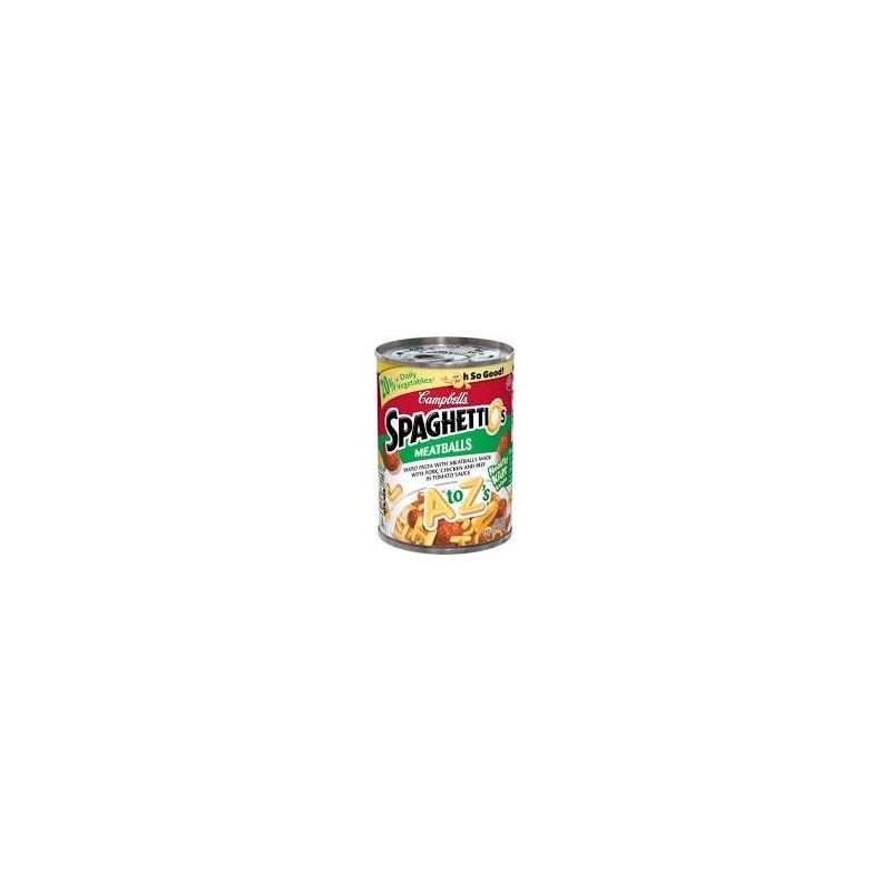 Campbell's Spaghettios meatball 15.6 Oz
