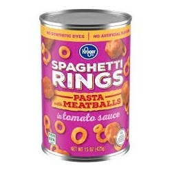 Kroger Spaghetti Rings - Pasta Meatballs