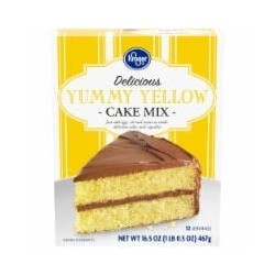 Kroger Yummy Yellow Cake mix