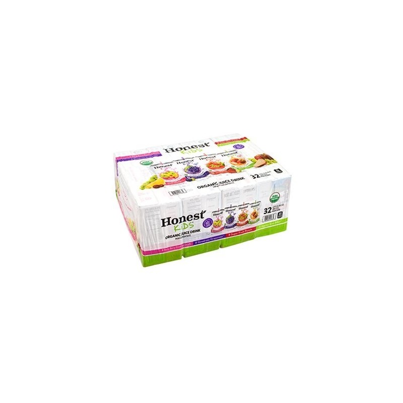 Honest Kids Organic Fruit Juice Drink Boxes 32 Variety Pack