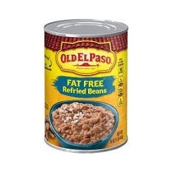 Old ElPaso Fat Free Refried Beans 15 Oz