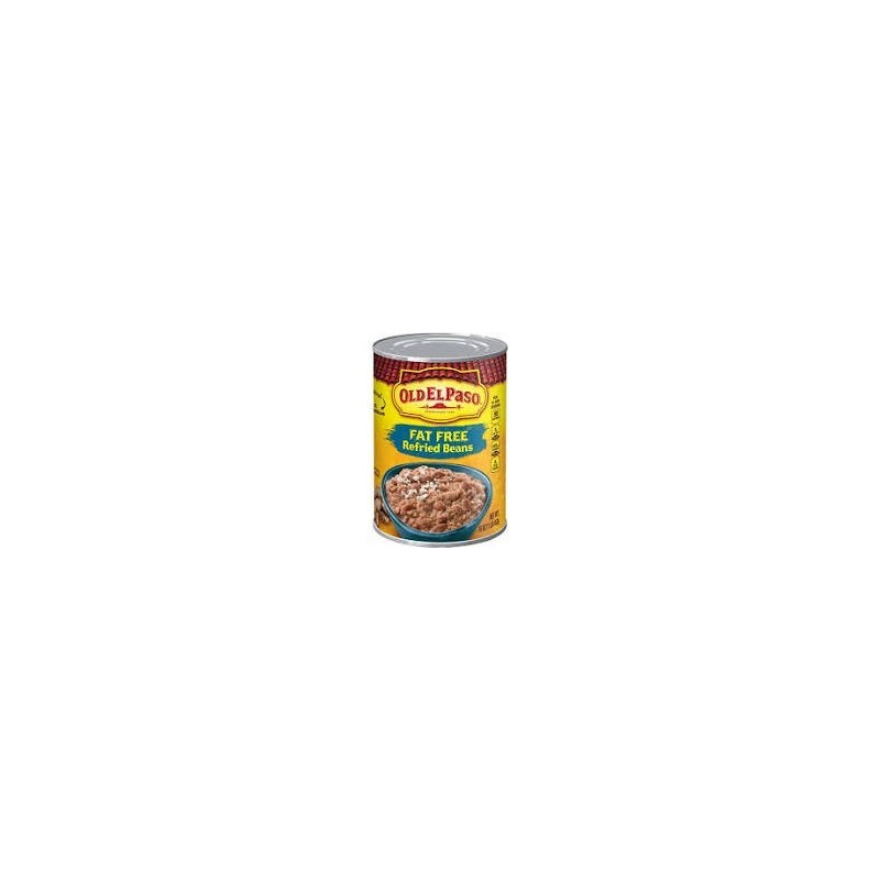 Old ElPaso Fat Free Refried Beans 15 Oz