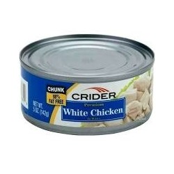 Crider - White Chicken in Water  12.5 Oz