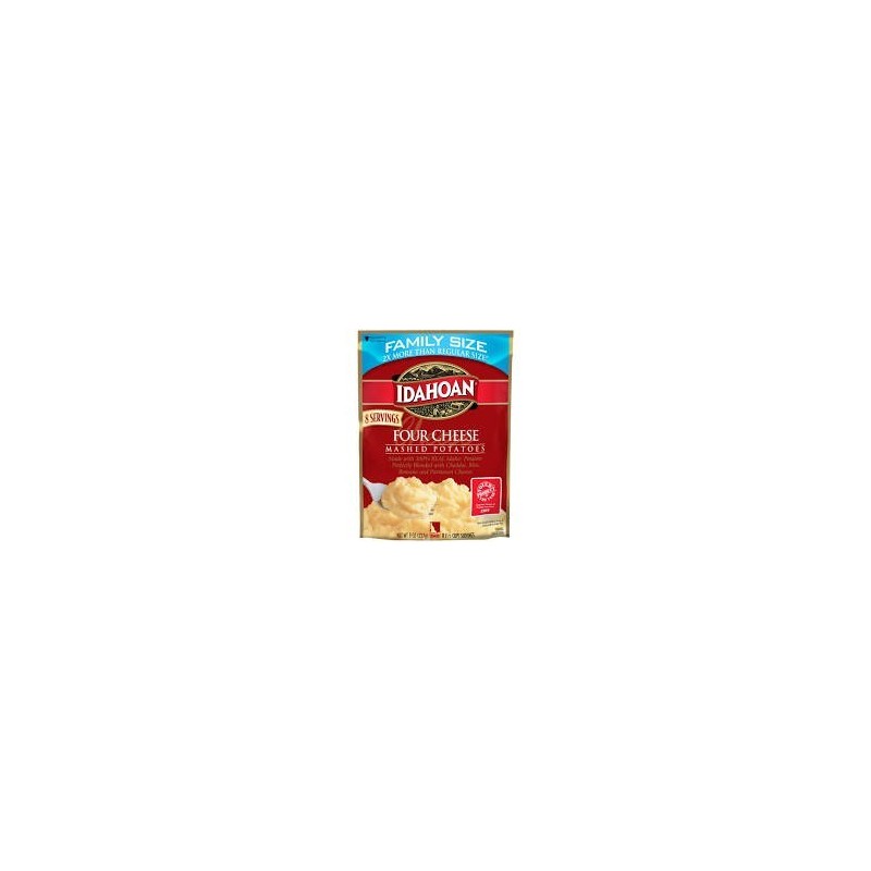 Idahoan - Four Cheese Mashed Potatoes 8 Oz Idahoan - Four Cheese Mashed Potatoes 8 Oz