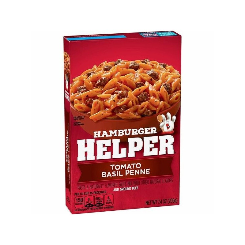 Helper Hamburger Tomato Basal Penne 7.4 Oz