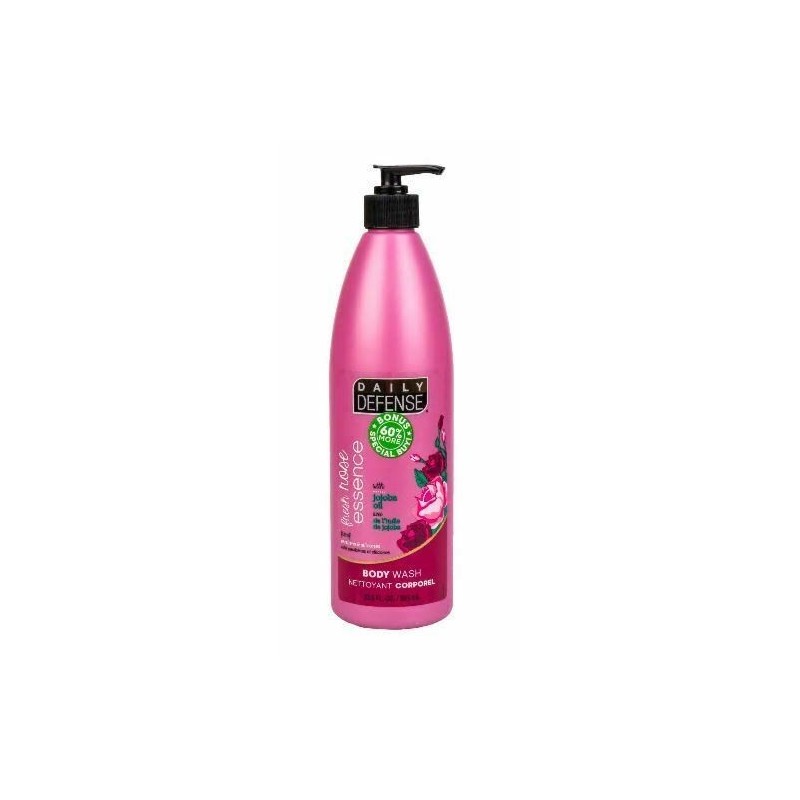 Daily Defense Fresh Rose Essence Body Wash 225 FL Oz Daily Defense Fresh Rose Essence Body Wash 225 FL Oz