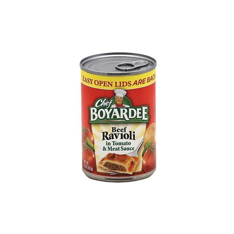 Chef Boyardee - Beef Ravioli in Pasta sauce 15 Oz Chef Boyardee - Beef Ravioli in Pasta sauce 15 Oz