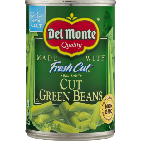 Del Monte Cut Green Beans 14.5 Oz