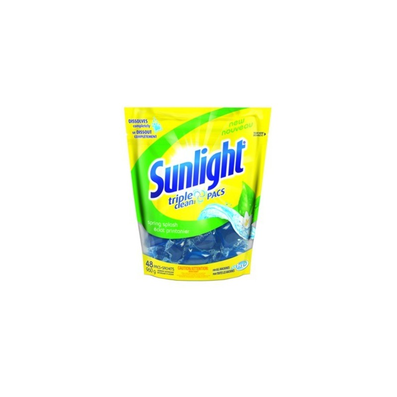 Sunlight He Laundry Detergent Pacs-spring Splash 48 Pacs Sunlight He Laundry Detergent Pacs-spring Splash 48 Pacs