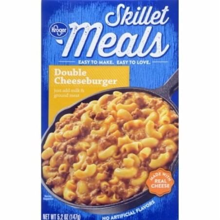 Kroger Skillet Meals Double Cheeseburger