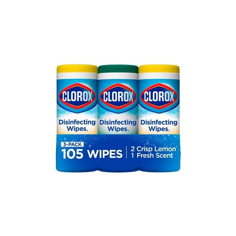Clorox  3 Pack 105 Wipes
