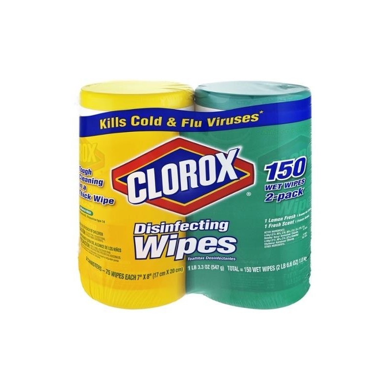 Clorox  2 Pack 150 Wipes